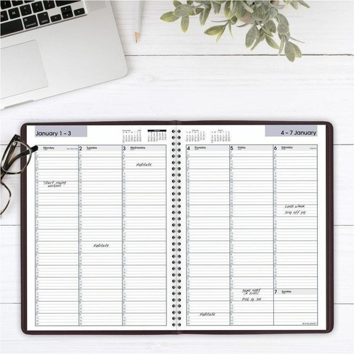At-A-Glance DayMinder Appointment Book Planner - Large Size - Julian Dates - Weekly - 12 Month - - (AAGG52014)