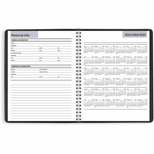 At-A-Glance DayMinder Column StylePlanner - Medium Size - Julian Dates - Weekly - 12 Month - 2024 - (AAGG59000)