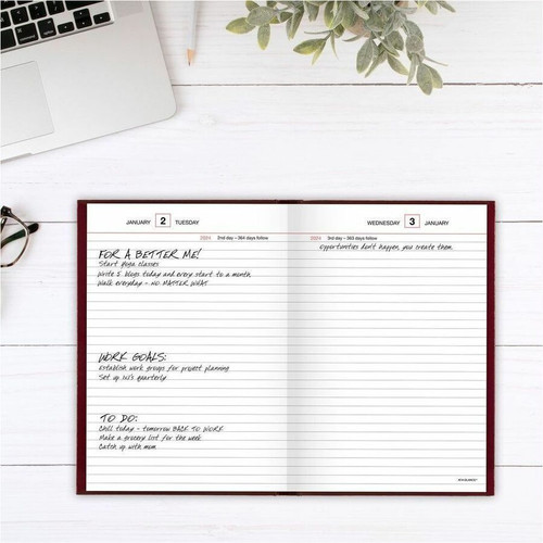 At-A-Glance Standard Diary Reminder - Small Size - Business - Julian Dates - Daily - January 2024 - (AAGSD38913)