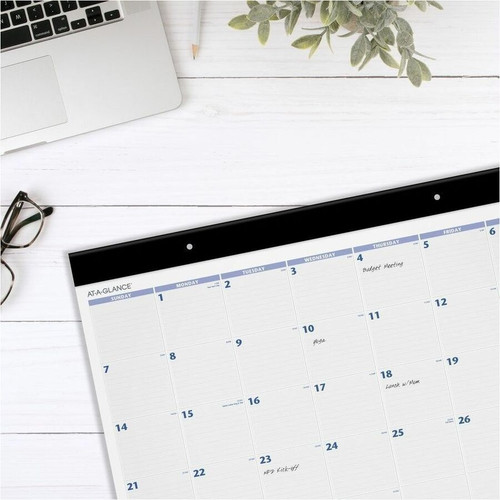 At-A-Glance Desk Pad Calendar - Large Size - Julian Dates - Monthly - 1 Year - January 2024 - 2024 (AAGSW23000)