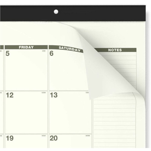 At-A-Glance 2024 Recycled Monthly Desk Pad, Standard, 22" x 17" - Standard Size - Julian Dates - - (AAGSK32G00)