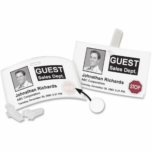Dymo LabelWriter Time-expire Name Badge Labels - 2 1/4" Width x 4" Length - Rectangle - White - 250 (DYM30911)