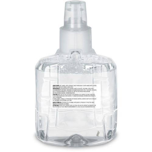 Gojo LTX-12 Clear Mild Foam Handwash Refill - 40.6 fl oz (1200 mL) - Hand, Skin - Moisturizing (GOJ191102)