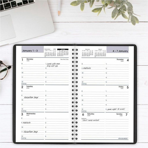 At-A-Glance DayMinder Appointment Book Planner - Small Size - Julian Dates - Weekly - 12 Month - - (AAGG20000)