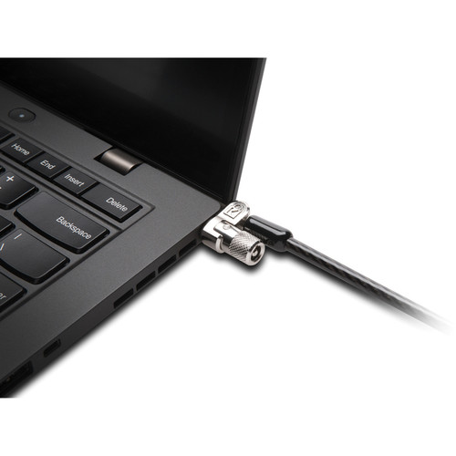 Kensington MicroSaver 2.0 Keyed Laptop Lock - Keyed Lock - Black - Carbon Steel - 6 ft - For (KMW65020)