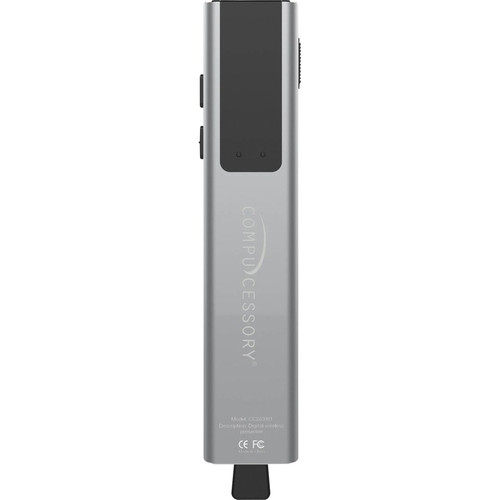 Compucessory Wireless Digital Presenter - Wireless - 95 ft - Silver - 1 Pack - USB (CCS03161)