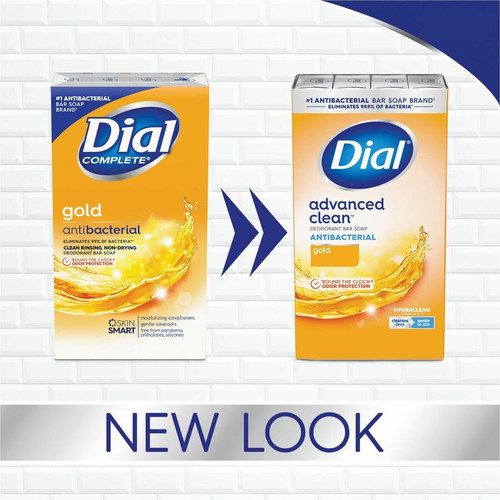 Dial Gold Antibacterial Deodorant Soap - Fresh ScentFor - Antibacterial - Gold - Deodorize - 36 / (DIA92617)