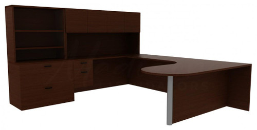 U-Shaped Office Desk with Drawers (CH-AM-1032)