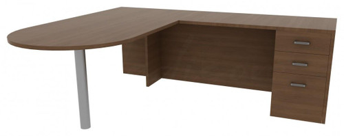 L-Shaped Desk With Drawer (CH-AM-1039)