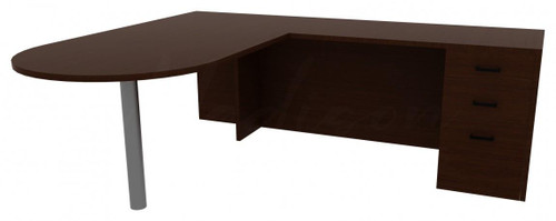 L-Shaped Desk With Drawer (CH-AM-1039)