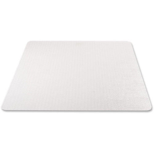 Deflecto EconoMat for Carpet - Carpeted Floor - 60" Length x 46" Width - Vinyl - Clear - 1Each (DEFCM11442F)