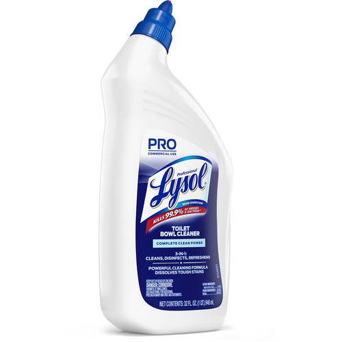 Professional Lysol Power Toilet Bowl Cleaner - For Nonporous Surface, Hard Surface, Restroom, Bowl (RAC74278CT)