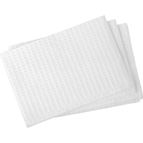 Impact Changing Table Liner - 18" Length x 13.38" Width - Poly Backing - Paper - White - 500 / (IMP25130288)