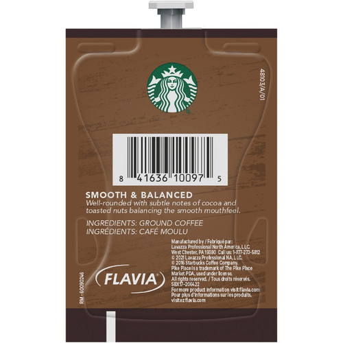Starbucks Freshpack Pike Place Roast Coffee - Compatible with Flavia Aroma, Flavia Barista, FLAVIA (LAV48103)