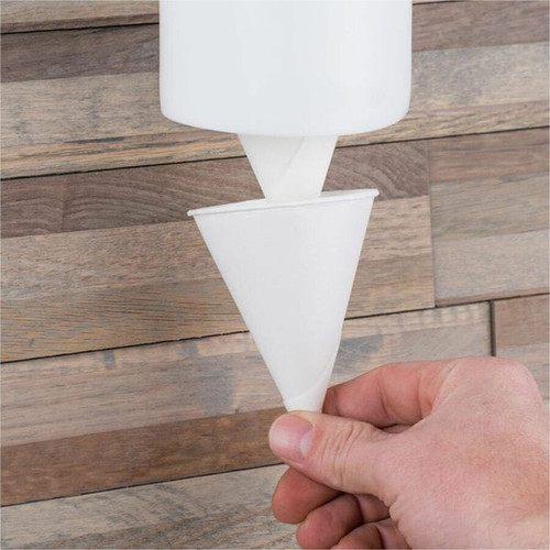Solo Eco-Forward 4 oz Treated Paper Cone Water Cups - 200 / Pack - Cone - 25 / Carton - White - - (SCC4BR2050CT)