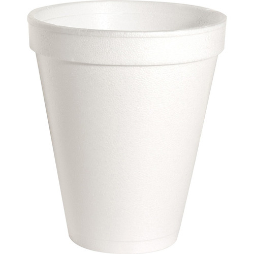 Genuine Joe 12 oz Hot/Cold Foam Cups - 40.0 / Pack - 25 / Carton - White - Foam - Hot Drink, Cold (GJO58552)