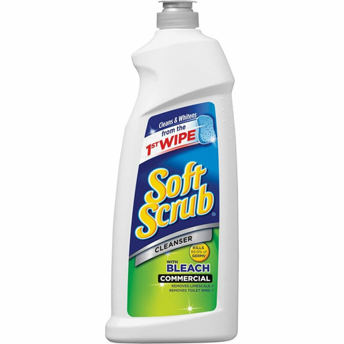 Dial Soft Scrub Bleach Cleanser - 36 fl oz (1.1 quart) - 6 / Carton - Anti-bacterial, Disinfectant (DIA15519CT)
