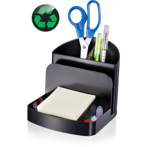Officemate Deluxe Desk Organizer - 5 Compartment(s) - 5" Height x 5.4" Width x 6.8" DepthDesktop - (OIC26022)