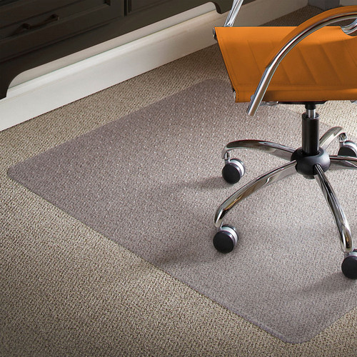 ES ROBBINS Natural Origins Rectangular Chair Mat - Pile Carpet - 60" Length x 46" Width - - Vinyl - (ESR141052)