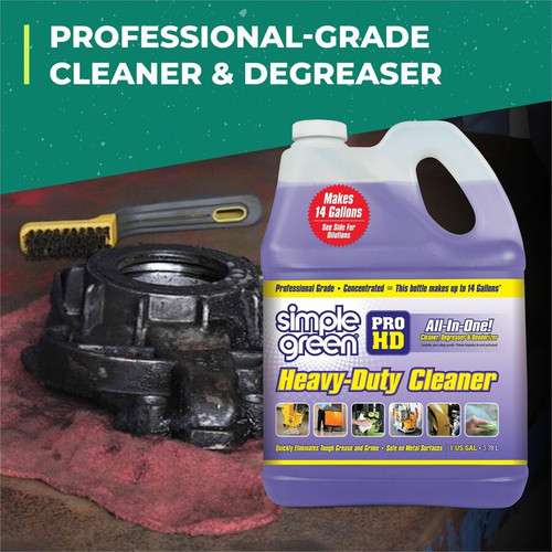 Simple Green Pro HD All-In-One Heavy-Duty Cleaner - For Wood, Vinyl, Concrete, Metal Surface - - fl (SMP13421)