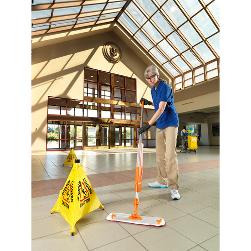 Impact 20" Pop Up Safety Cone - 1 Each - CAUTION, Attention, Cuidado Print/Message - 18" Width20" - (IMP9183)
