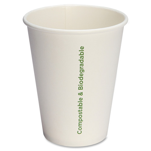 Genuine Joe 12 oz Eco-friendly Paper Cups - 50 / Pack - 20 / Carton - White - Paper (GJO10215CT)