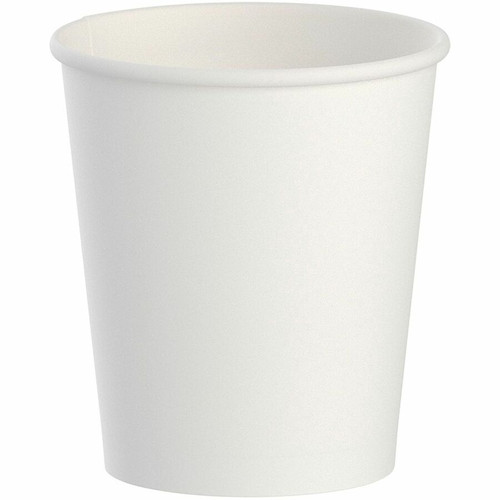 Solo 3 oz Treated Paper Water Cups - 100 / Pack - White - Paper - Water (SCC442050)