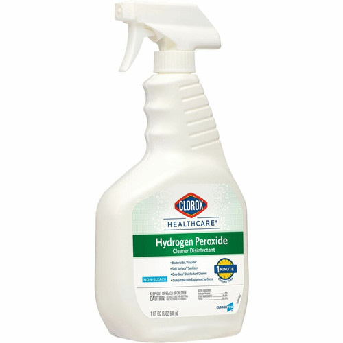 Clorox Healthcare Hydrogen Peroxide Cleaner Disinfectant Spray - 32 fl oz (1 quart) - 1 Each - - (CLO30828)