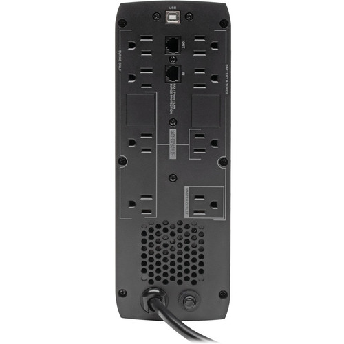 Tripp Lite by Eaton Line Interactive UPS with USB and 10 Outlets - 120V, 1440VA, 900W, 50/60 Hz, - (TRPECO1500LCD)