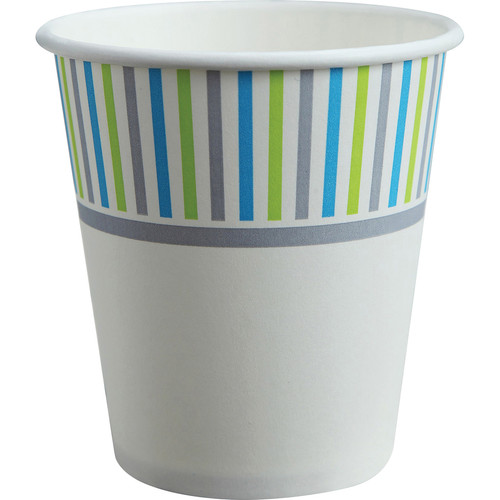 Genuine Joe 8 oz Hot Beverage Cups - 50 / Pack - Assorted - Paper - Hot Chocolate, Cappuccino, Tea, (GJO10316)