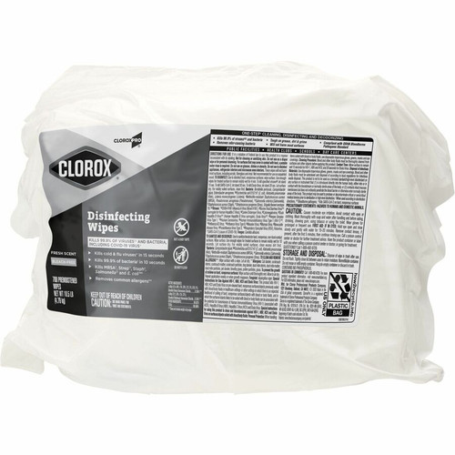 CloroxPro Disinfecting Wipes - For Multipurpose - Fresh Scent - 7" Length x 7" Width - 700 / (CLO31428CT)
