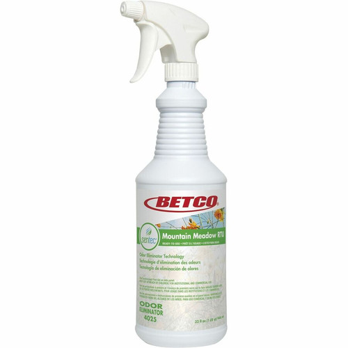 Betco RTU Malodor Eliminator Mountain Meadow - Ready-To-Use - 32 fl oz (1 quart) - Mountain Meadow (BET40257000)