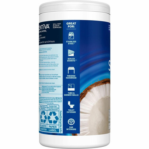 Clorox Scentiva Wipes, Bleach Free Cleaning Wipes - Ready-To-Use - Pacific Breeze & Coconut Scent - (CLO60037)