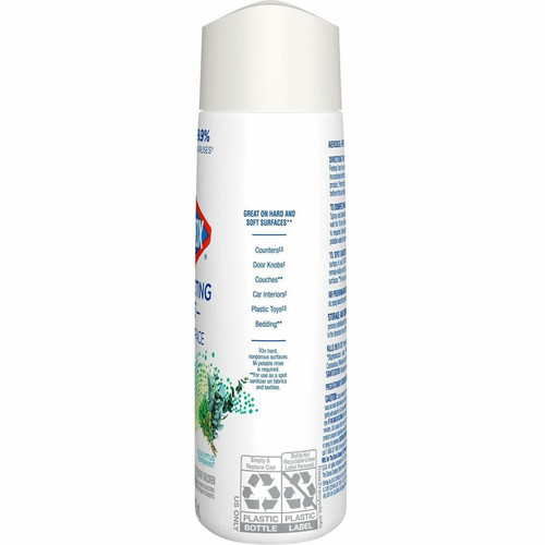 Clorox Disinfecting, Sanitizing, and Antibacterial Mist - 16 fl oz (0.5 quart) - Eucalyptus Scent - (CLO60156)