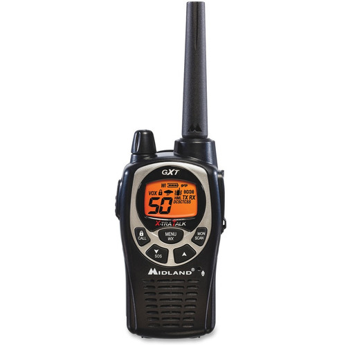 Midland GXT1000VP4 Up to 36 Mile Two-Way Radio - 50 Radio Channels - 22 GMRS - Upto 158400 ft - - - (MROGXT1000VP4)
