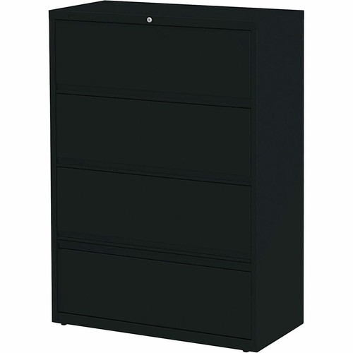 Lorell Fortress Lateral File with Roll-Out Shelf - 36" x 18.6" x 52.5" - 4 x Drawer(s) for File - - (LLR43511)