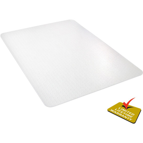 Deflecto EconoMat Chair Mat - Carpeted Floor - 48" Length x 36" Width x 0.063" Thickness - - - - (DEFCM11142PC)