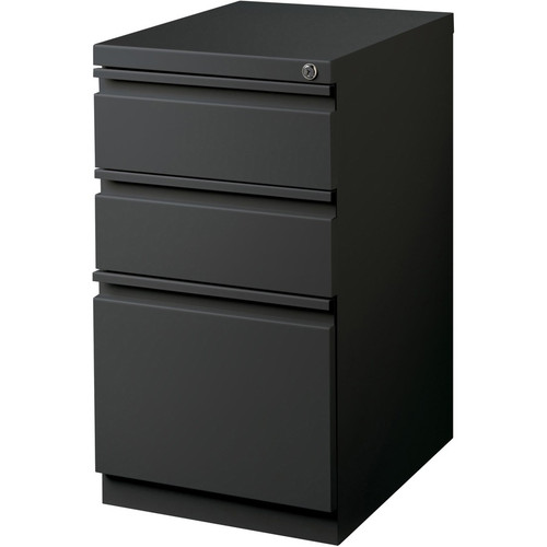 Lorell 20" Box/Box/File Mobile File Cabinet with Full-Width Pull - 15" x 19.9" x 27.8" - 3 x for - (LLR66909)