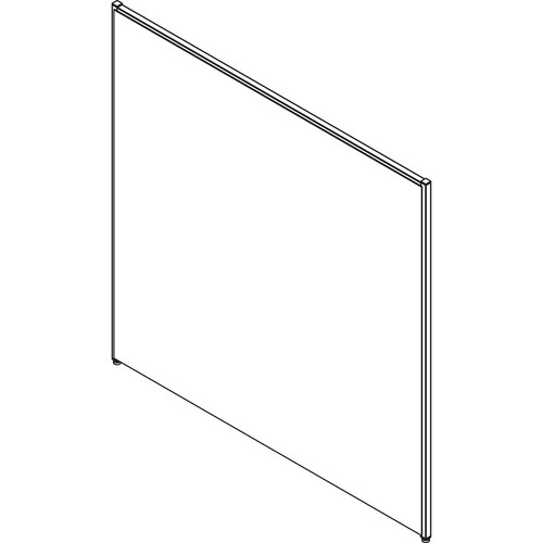Lorell Panel System Partition Fabric Panel - 60.8" Width x 60" Height - Steel Frame - Gray - 1 Each (LLR90255)