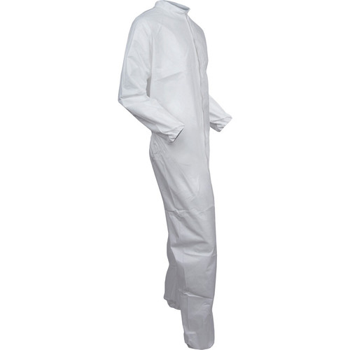 Kleenguard A40 Coveralls - Zipper Front - 3-Xtra Large Size - Liquid, Flying Particle Protection - (KCC44306)