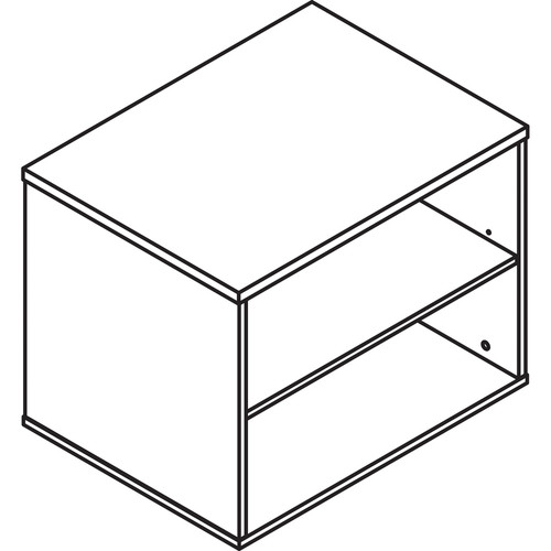 Lorell Relevance Series Storage Cabinet Credenza w/No Doors - 29.5" x 22"23.1" - 2 Shelve(s) - (LLR16214)