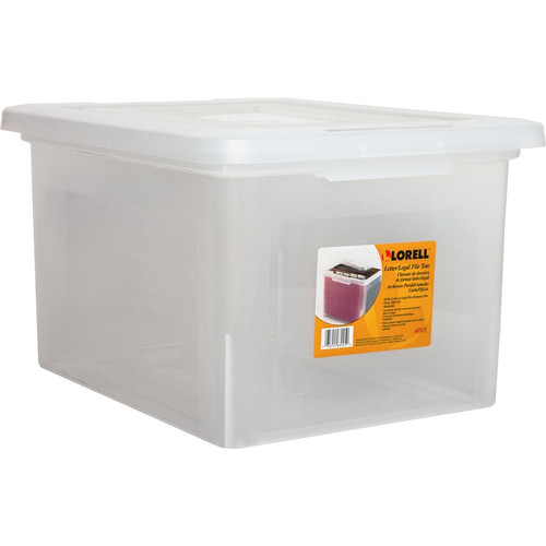 Lorell Stacking File Boxes - External Dimensions: 14.2" Width x 18" Depth x 10.8"Height - Media - - (LLR68925CT)