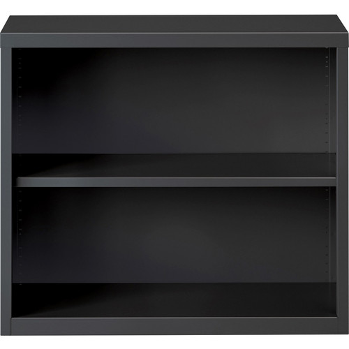 Lorell Fortress Series Bookcase - 34.5" x 12.6"30" - 2 Shelve(s) - Material: Steel - Finish: Powder (LLR59691)