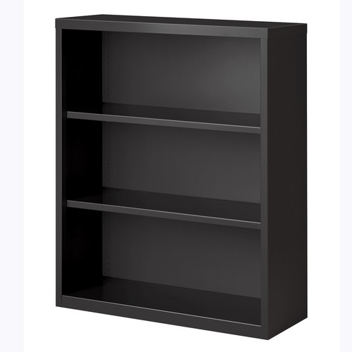 Lorell Fortress Series Bookcase - 34.5" x 13"42" - 3 Shelve(s) - Material: Steel - Finish: Powder - (LLR59692)