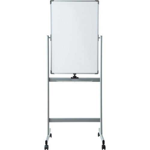 Lorell Double-sided Magnetic Whiteboard Easel - 24" (2 ft) Width x 36" (3 ft) Height - White - - - (LLR52567)