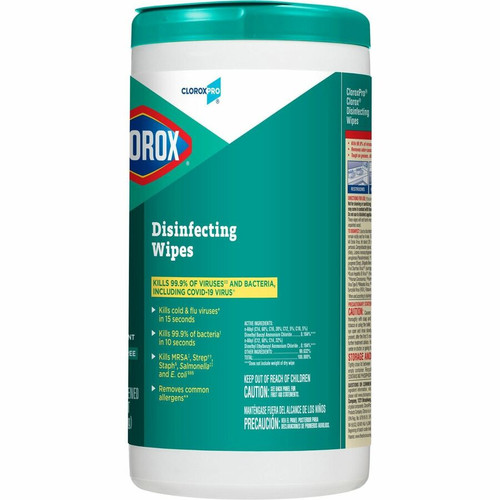 CloroxPro Disinfecting Wipes - Ready-To-Use - Fresh Scent - 75 / Canister - 240 / Bundle - - (CLO15949BD)