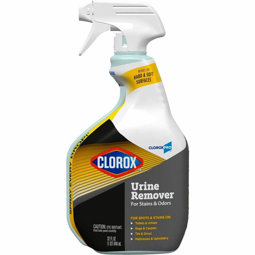 CloroxPro Urine Remover for Stains and Odors Spray - 32 fl oz (1 quart) - 432 / Pallet - - (CLO31036PL)