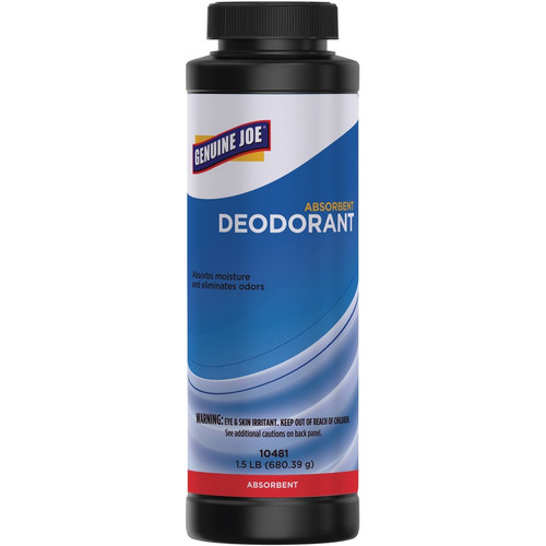 Genuine Joe Deodorizing Absorbent - 24 oz (1.50 lb) - 1 Bottle - Easy to Use, Absorbent, Deodorant, (GJO10481)