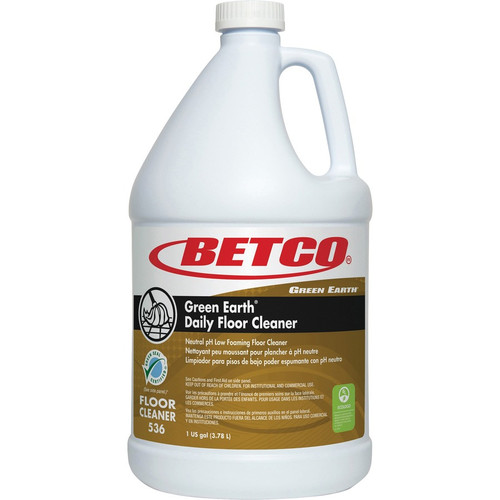 Green Earth Daily Floor Cleaner - Concentrate - 128 fl oz (4 quart) - 4 / Carton - pH Neutral, - (BET5360400CT)