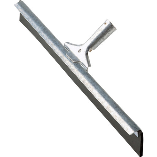 Ettore Straight Steel Floor Squeegee - Rubber Blade - 4.5" Height x 24" Width x 5.5" Length - Rust (ETO54024CT)